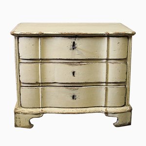 Petite Commode à Tiroirs Baroque en Bois Peint, Danemark, 1760s