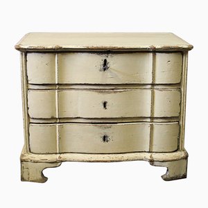 Small Danish Baroque Painted Wooden Chest of Drawers, 1760s