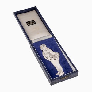 20th Century Silver Novelty Bookmark from Samuel Pickwick, London, 1975