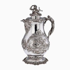 19th Century Victorian Silver Nautical Jug from George Angell, 1859