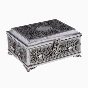 20th Century Indian Kutch Silver Treasure Chest, 1900s