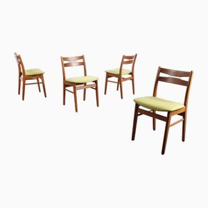 Danish Teak Dining Chairs, 1960s, Set of 4