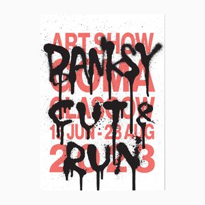 Banksy, Cut and Run, 2023, Carteles litográficos. Juego de 2