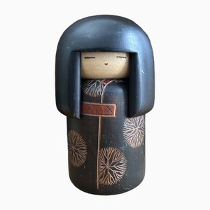 Bambola Sosaku Kokeshi vintage di Sekiguchi Sansaku, Giappone, anni '70