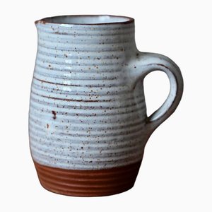 Small Stoneware Jug by Roger Jacques, Saint-Amand-en-Puisaye, France, 1960s