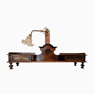 Venetian Desk with Glass Top, 20th Century