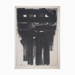 Pierre Soulages, Etching III, Original Etching, 1956