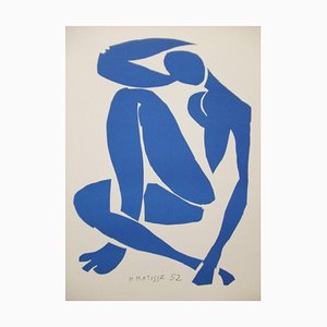 Dopo Henri Matisse, Blue Nude IV, litografia