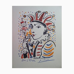 After Pablo Picasso, Carnival: The King's Fool, Lithograph