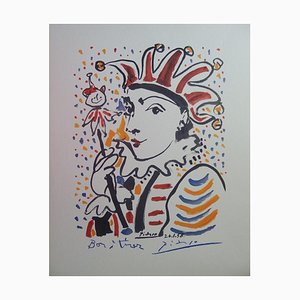 Nach Pablo Picasso, Carnival: The King's Fool, Lithographie