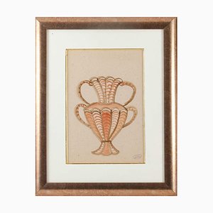 André Derain, Study of a Vase, 20th Century, Watercolour, Framed