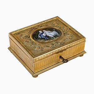 Coffret Napoléon III Bronze Ciselé et Doré