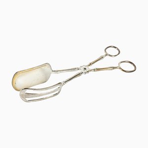 Mid-Century Silver-Plated Cake Server