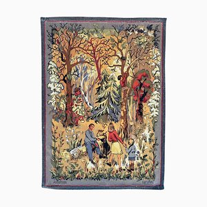 Arazzo Aubusson moderno Guy Laval di Bobyrugs, Francia, anni '30