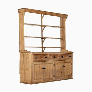 Large 19th Century English Pine Dresser, 1870s