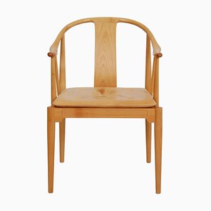 Chaise en Merisier de Chine par Hans Wegner, 1990s