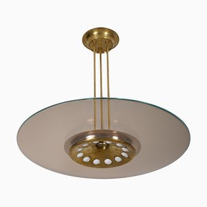 Lampada a sospensione modello 1508 di Max Ingrand per Fontana Arte, 1958