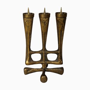 Mid-Century Brutalist Candleholder in Bronze, 1960