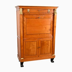 Return from Egypt Early 19th Century Secretary in Cherry Wood