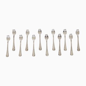 Oyster Forks from Christofle, Set of 12