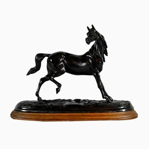 Regula Horse on Wooden Base, Early 20th Century