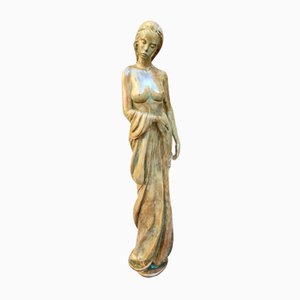 Marie Paule Deville Chabrolle, Goddess, 20th Century, Patinated Bronze