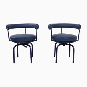 LC7 Chairs by Charlotte Perriand & Le Corbusier for Cassina, Set of 2