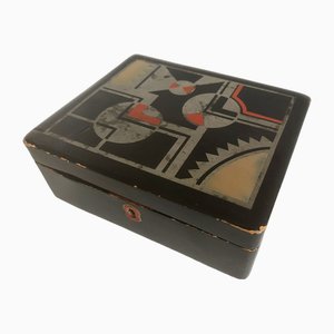 Art Deco Japanese Lacquer Box, 1930