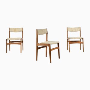 Danish Teak Chairs by Erik Buch, 1960s, Set of 4