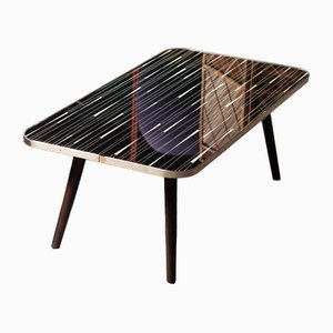 Table Basse avec Plateau Gravé, 1950s