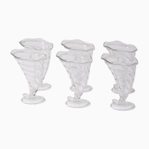 Cucchiai da gelato Shell, set di 6