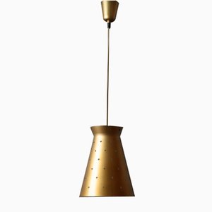 Golden Diabalo Hanging Lamp by Egon Hillebrand for Hillebrand Lighting, 1950s