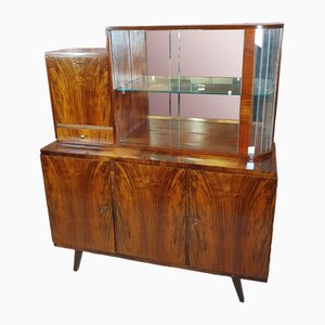 Credenza Art Déco in noce, Polonia, anni '50