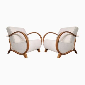 Set of Armchairs attributed to Jindrich Halabala