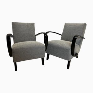 Armchairs by Jindrich Halabala for Up Závody, 1950s, Set of 2