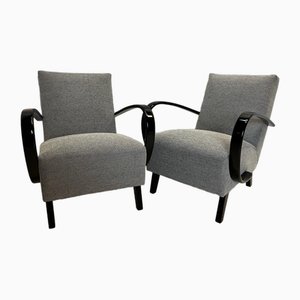 Set of Armchairs by Jindrich Halabala for Up Závody, 1950s