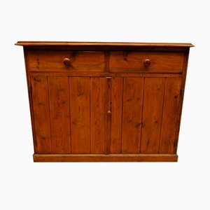 Victorian Pine Panelled Farmhouse Sideboard