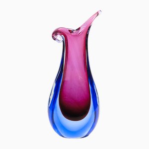 Italian Vase in Murano Glass from Mandruzzato, 1950s