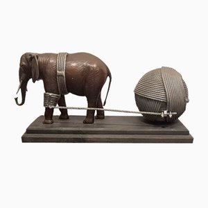 Valeriano Trubbiani, Elefant, 1981, Skulptur aus Bronze & Aluminium