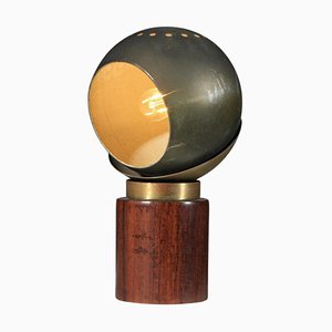 Petite Lampe de Bureau en Forme de Globe Oculaire, Italie, 1950s