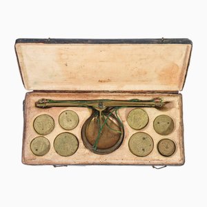 Scales with Monetary Weights, Italy, 1700s-1800s, Set of 10