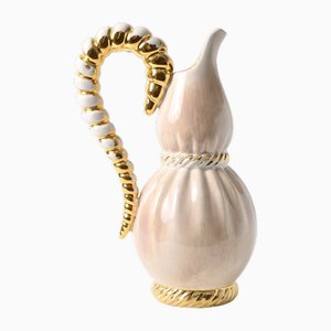 Mid-Century Twisted Handle Vase from Alexandre De Wemmel, 1950s