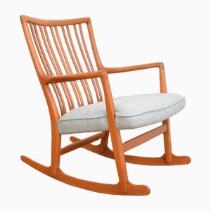 Rocking Chair ML33 en Chêne par Hans J. Wegner pour A/S Mikael Laursen, 1950s