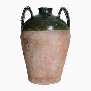 Antique Neapolitan Glazed Jar