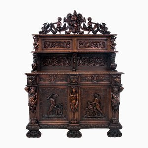 Renaissance Style Carved Sideboard, France, 1790s