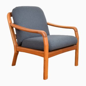 Poltrona Mid-Century in teak di Dyrlund, Danimarca, anni '70