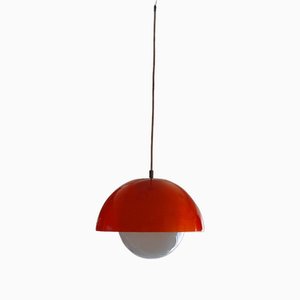 Lampada a sospensione vintage a fungo