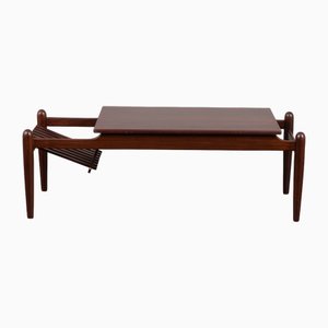 Rosewood and Mahogany Coffee Table by Ico Parisi, Italy, 1960s