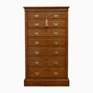 Victorian Oak Chest of Drawers by Maple & Co, 1880