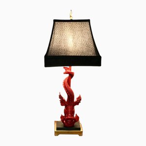 Red Dragon Lamp by Isander Borges